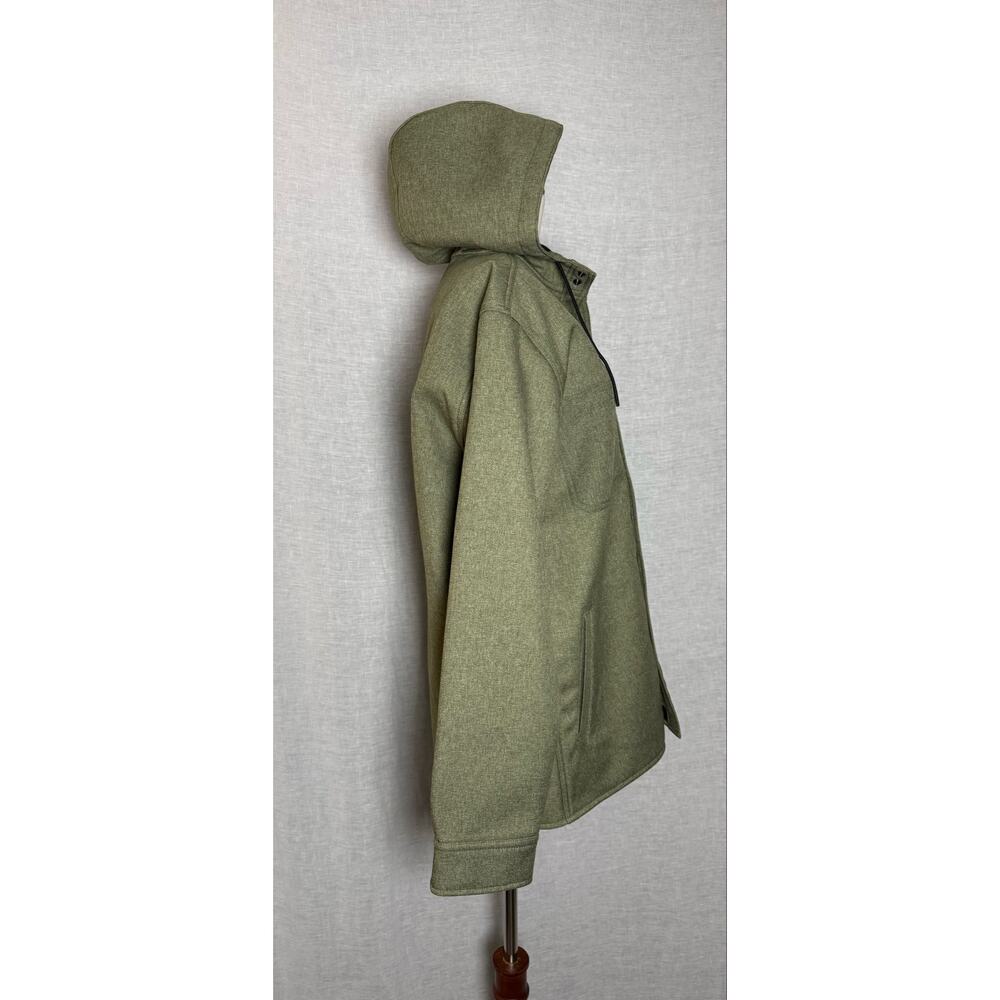Carhartt Men's Moss Green Rain Defender Relax Fit Heavyweight Hooded Shirt Jac
S - Picture 2 of 4